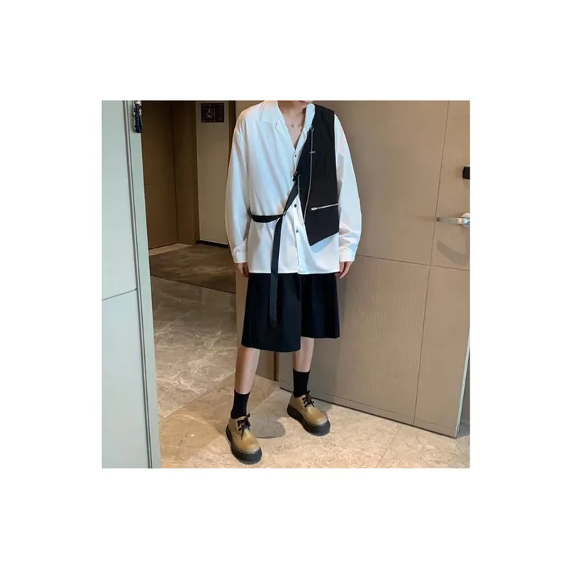 High Street Fashionable Brand Personalized Stacked Vest swag OOTD-3