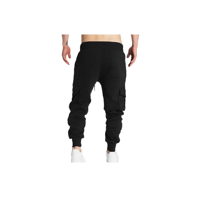 Fashionable Loose Cotton Blended Fabric Casual Pants-1