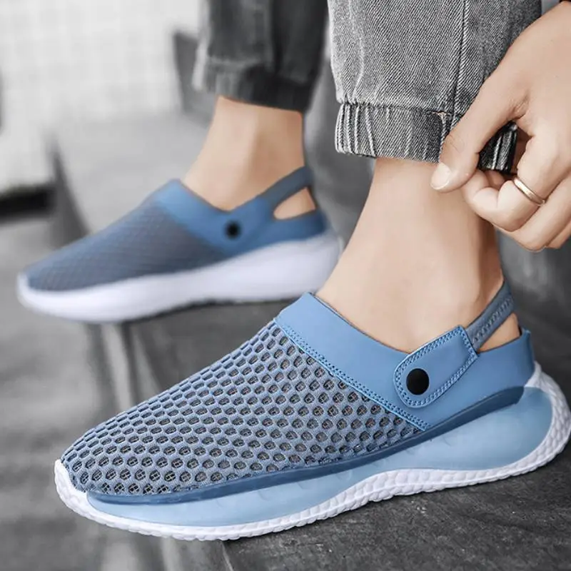 Sporty Hollow Out Slippers-5