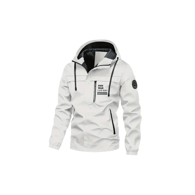 Casual Loose Blended Synthetic Fabrics Jacket-0
