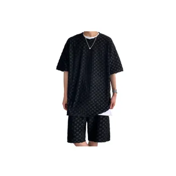 Retro Loose Checkerboard Suit