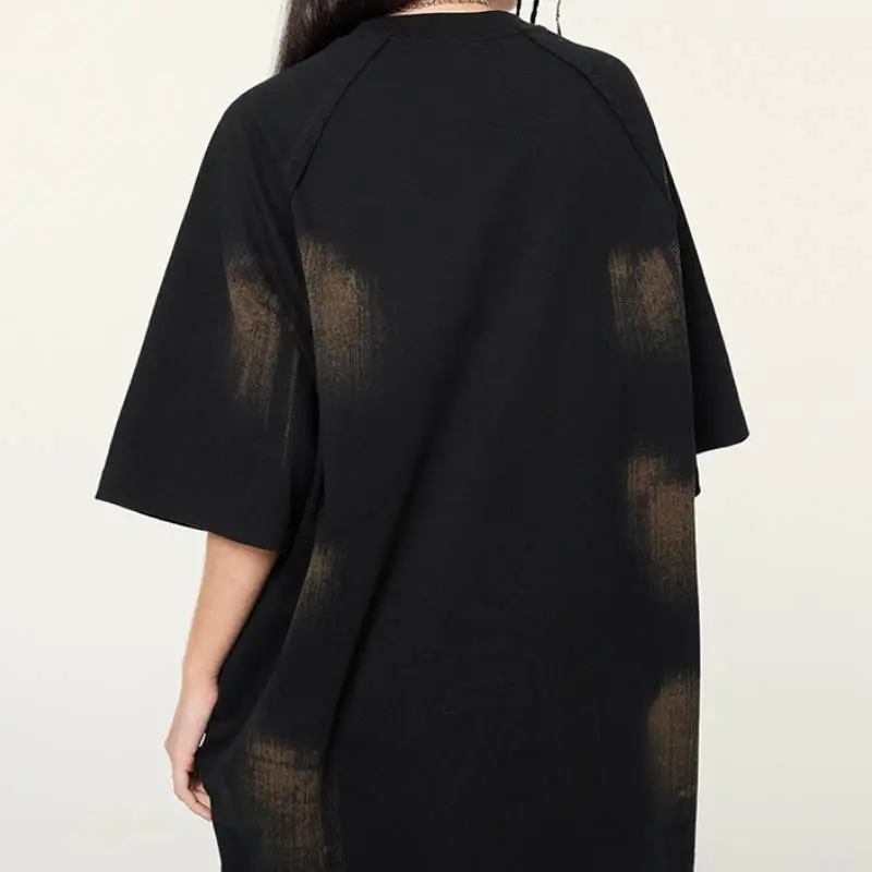 Retro Loose Cotton T Shirt-13