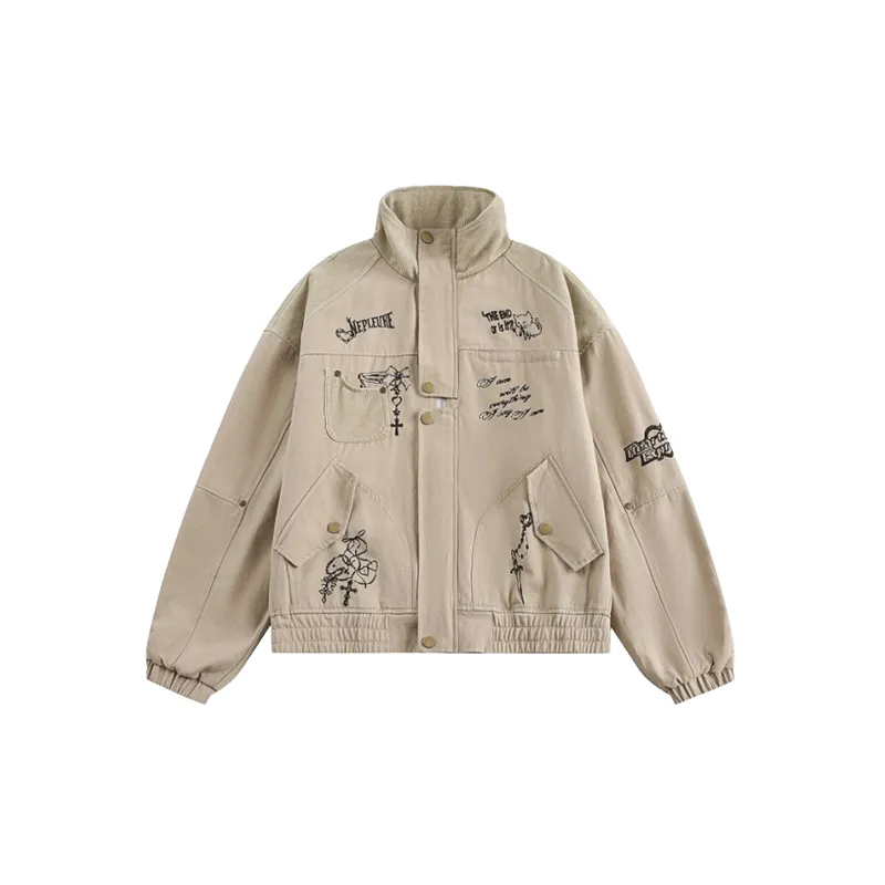 Retro Casual Cotton Jacket-0