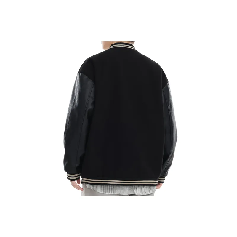 Casual Plain Blended Synthetic Fabrics Jacket-9