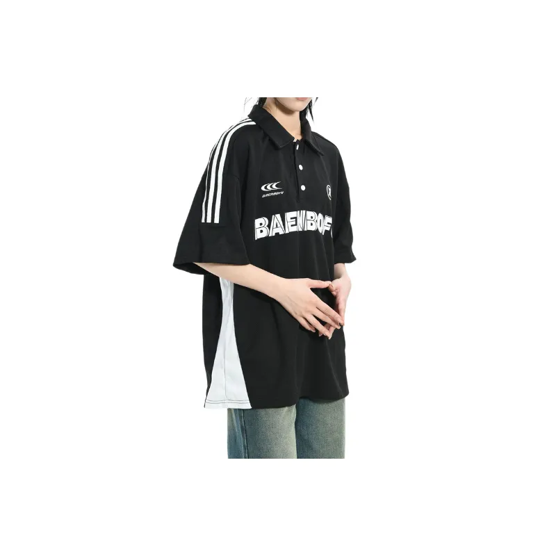 Street Fashion Lapel T Shirt-2