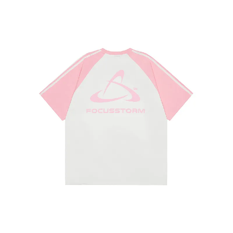 Fashion Letter 100% Cotton T Shirt-1