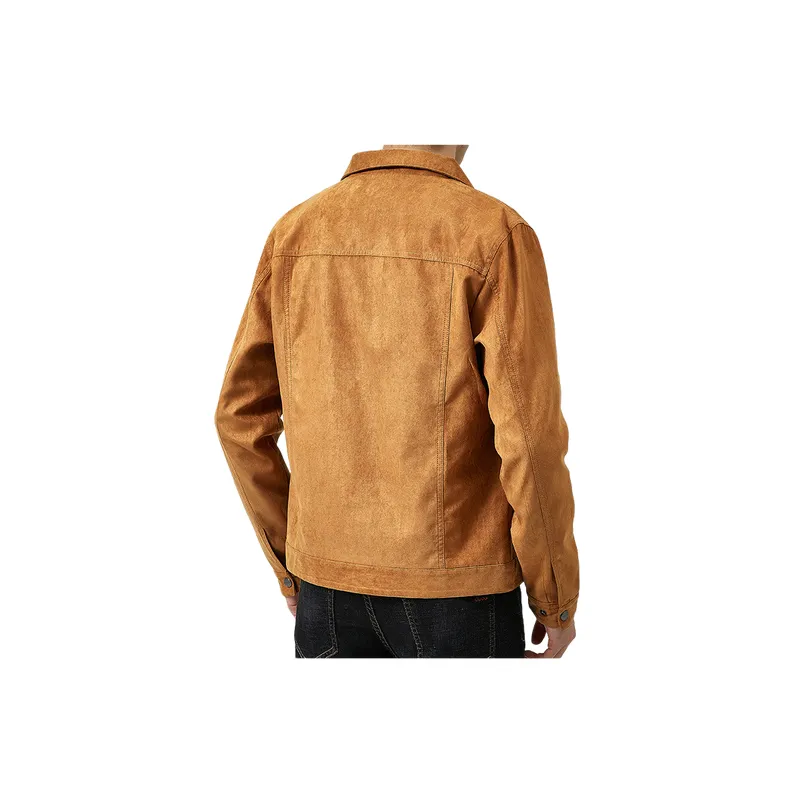 Casual Long Sleeve Corduroy Jacket-6