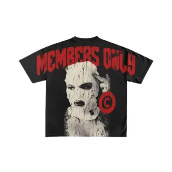 Back Print Hip Hop Graphic Round Neck Oversized T Shirt