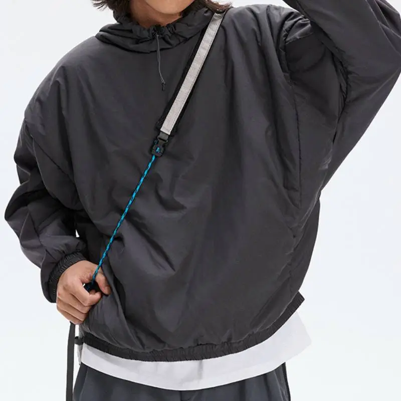 Casual Loose Blended Synthetic Fabrics Quilted Jacket-13
