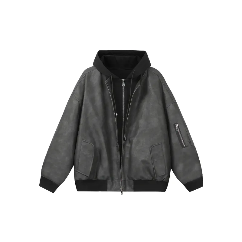 Street Loose Quilted Jacket-0