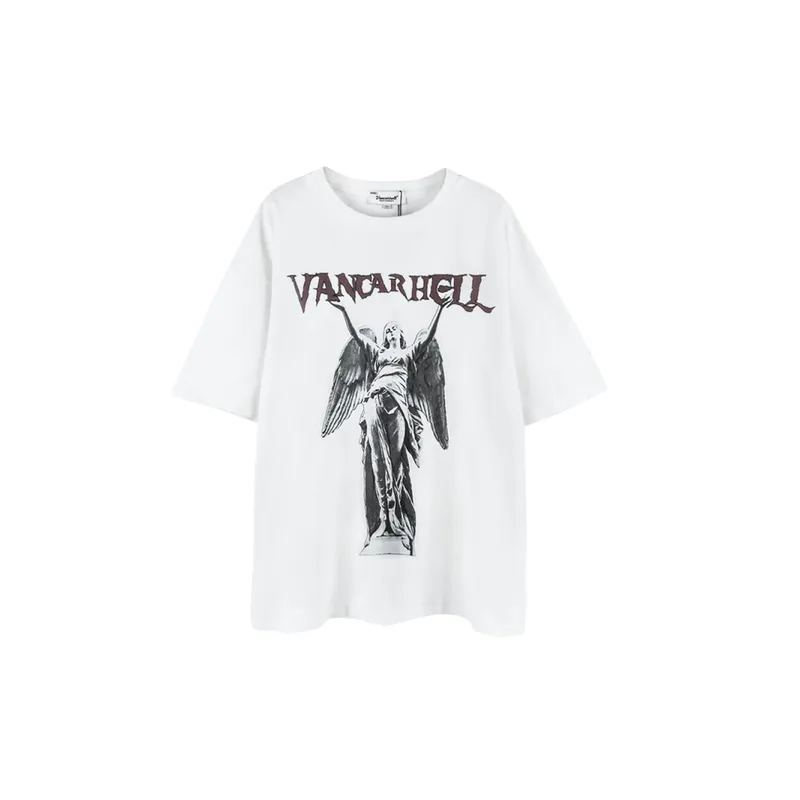 Street Print Cotton T Shirt-4
