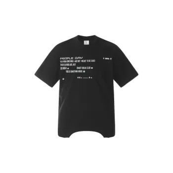 Casual Loose Print 100% Cotton T Shirt