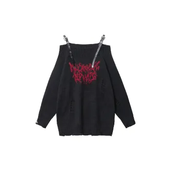 Retro Loose Sweater Women