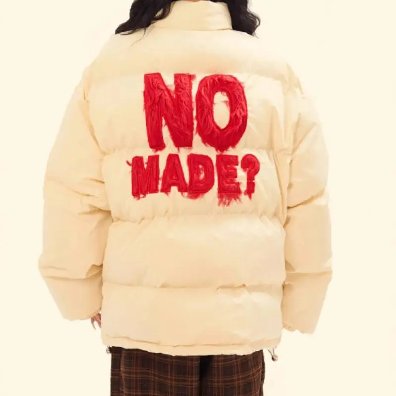 Basics Embroidered Blended Synthetic Fabrics Quilted Jacket-5