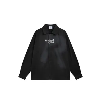 Retro Character Printing Trendy Niche Street Long sleeved Shirt