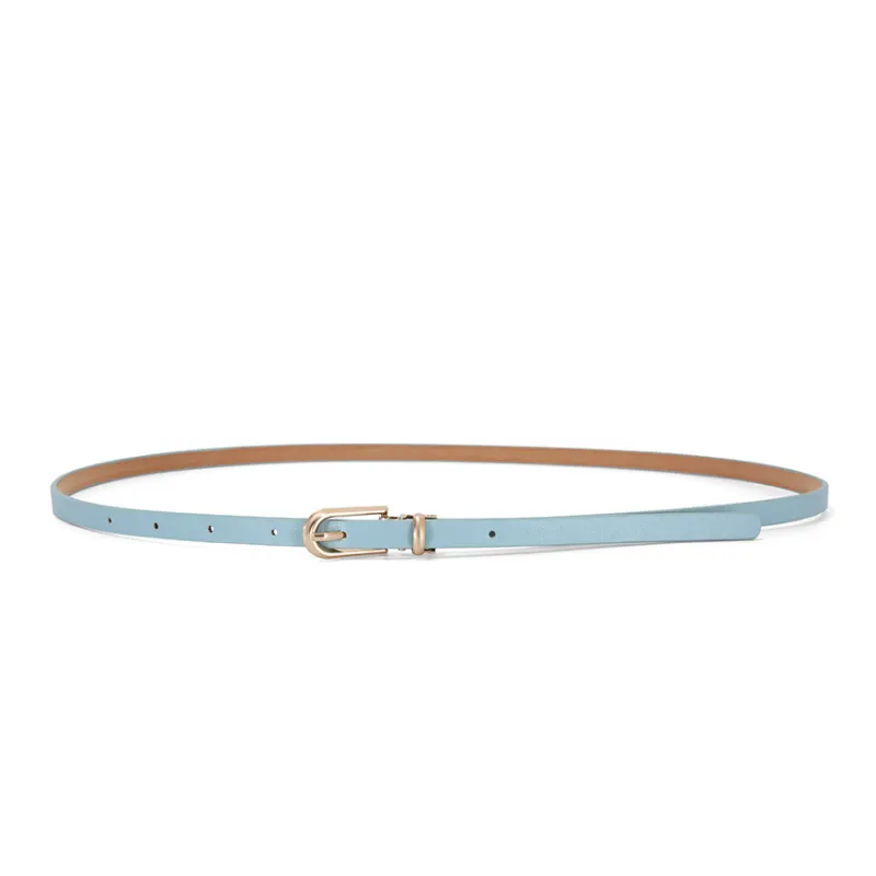 Basics Simple Leather Belt-0
