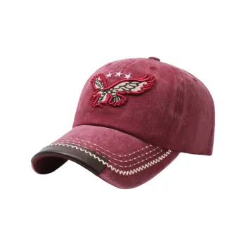 Retro Denim Peaked Cap