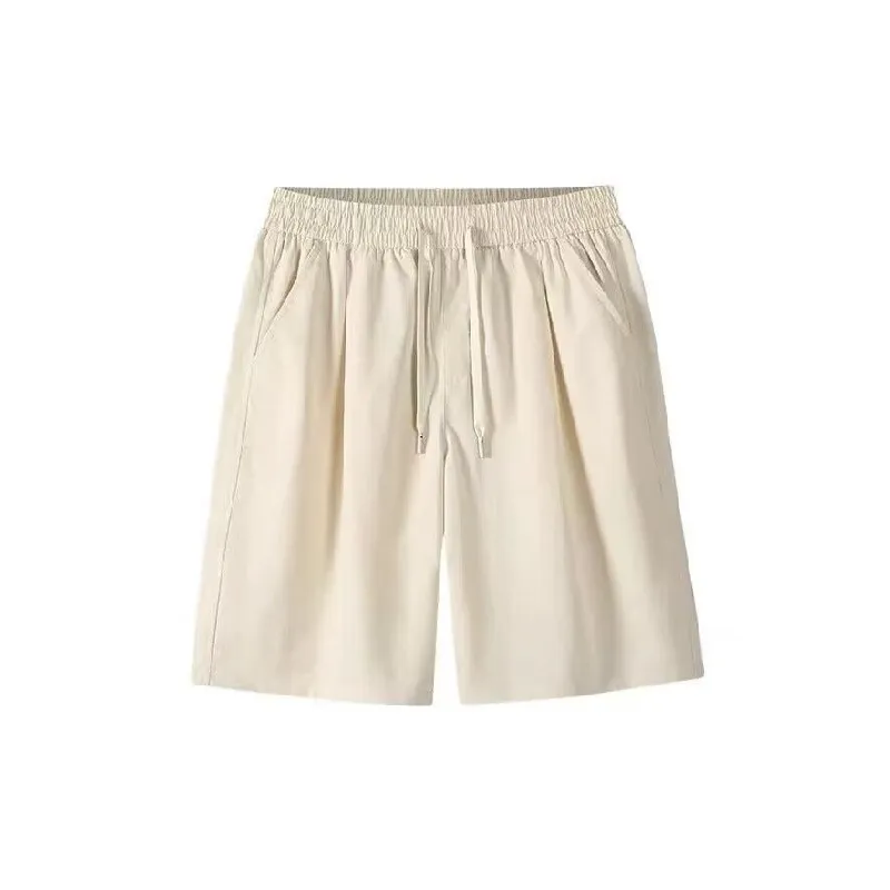 Casual Loose  Ice Silk Cargo Shorts-4