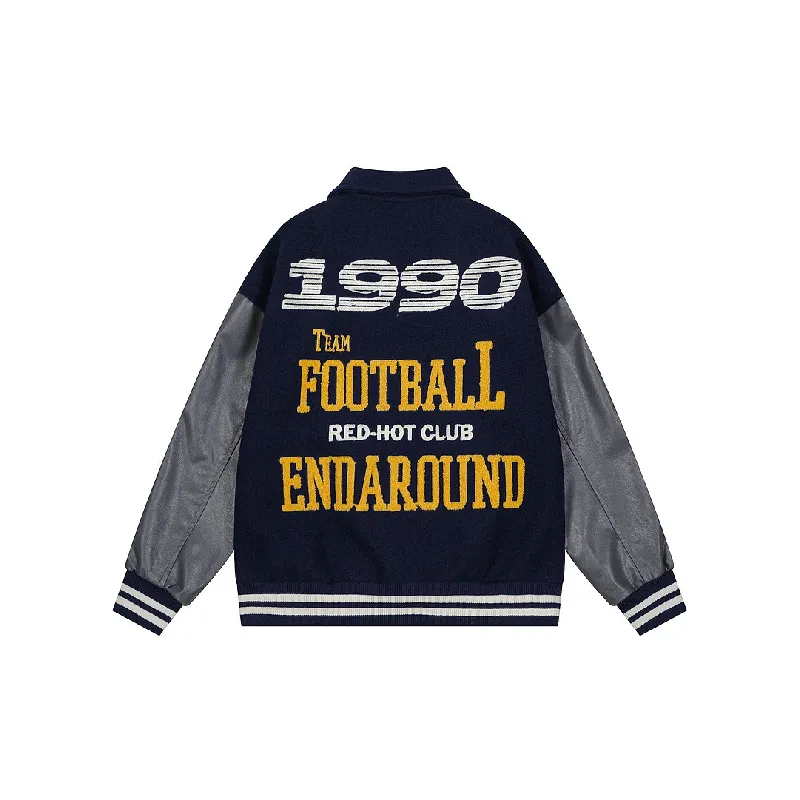Fashionable Loose Baseball Jersey-5