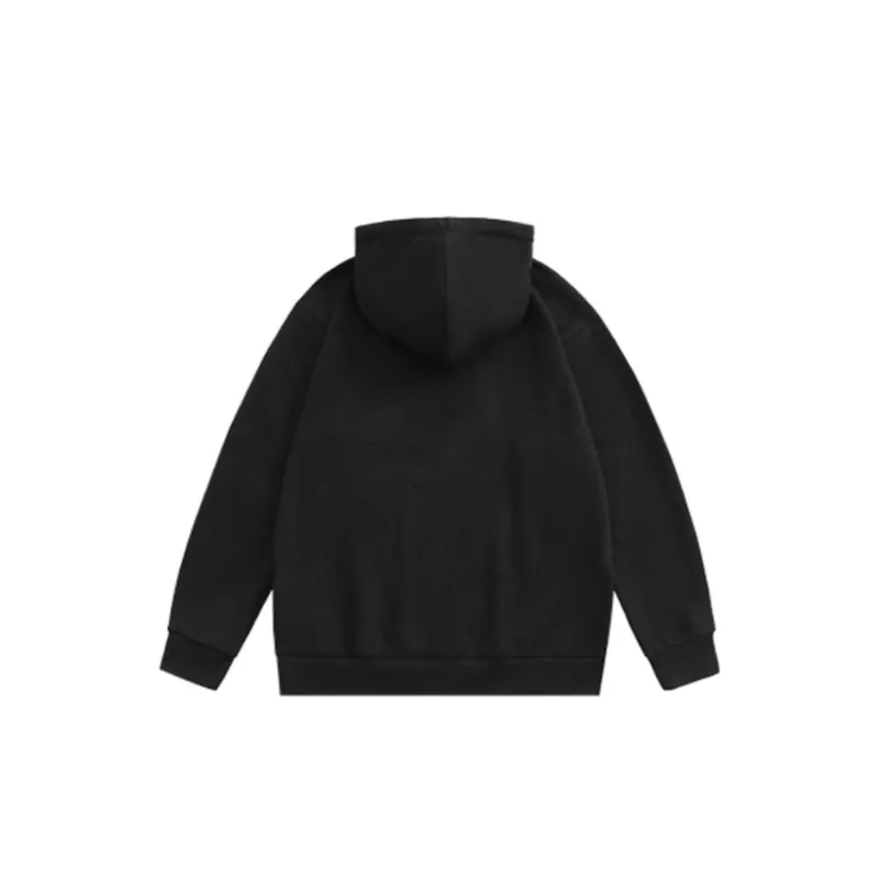 Letter Embroidered Wide Drawstring Trendy Loose Hoodie-1