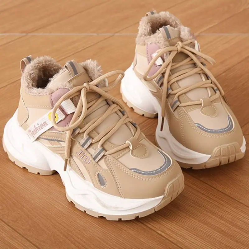 Casual Plain Chunky Sneakers-13