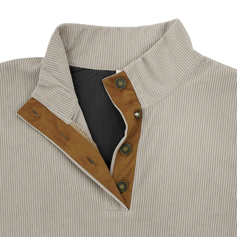 Casual Sports Corduroy Polo-8