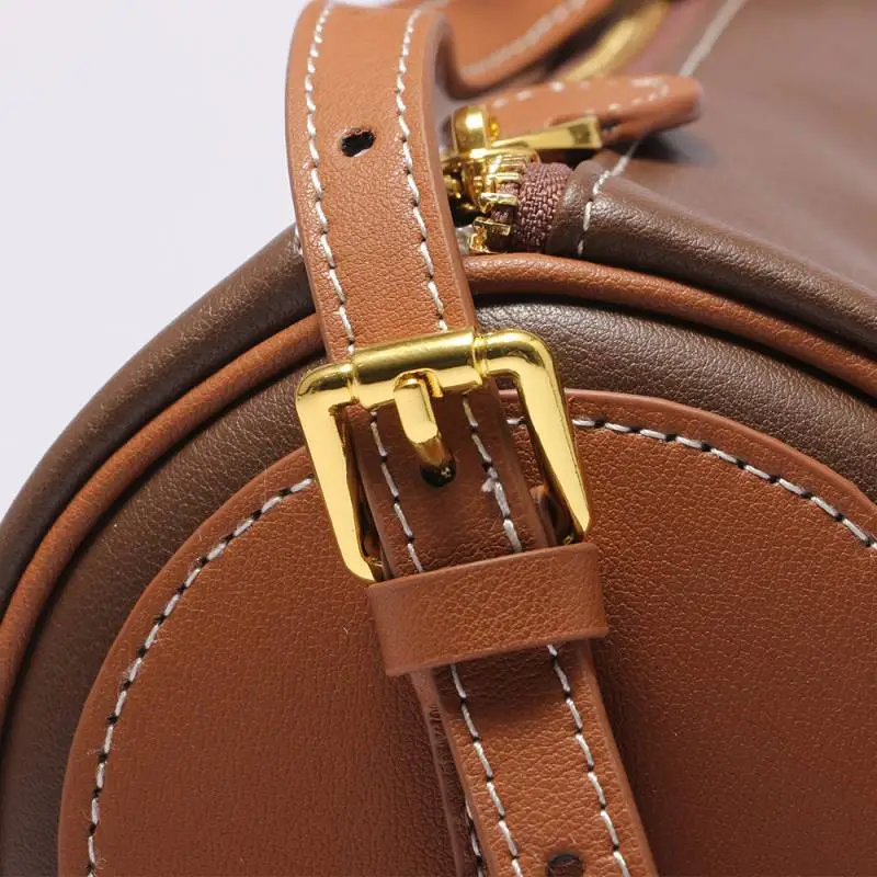 Retro Plain Crossbody Bag-6