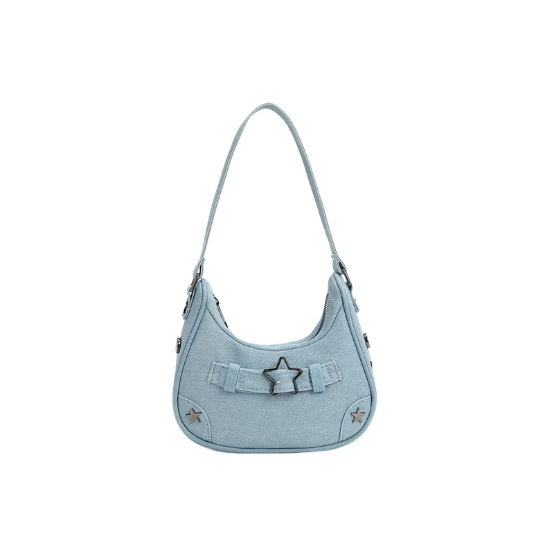 Casual Plain Shoulder Bag-0