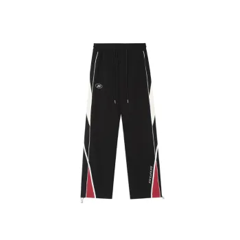 Retro Style Stitching Contrast Color Straight Fashion Brand Street Loose Street Dance Casual Pants