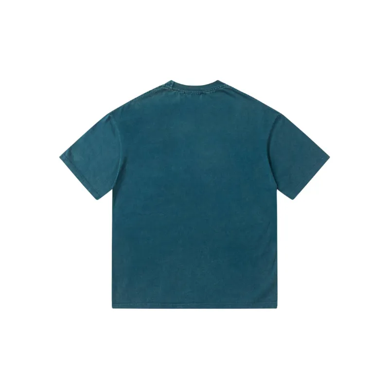 Street Washed 100% Cotton T Shirt-3