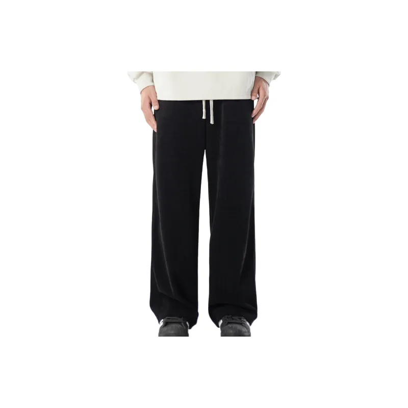 Simple Loose Chenille Casual Pants Unisex-0