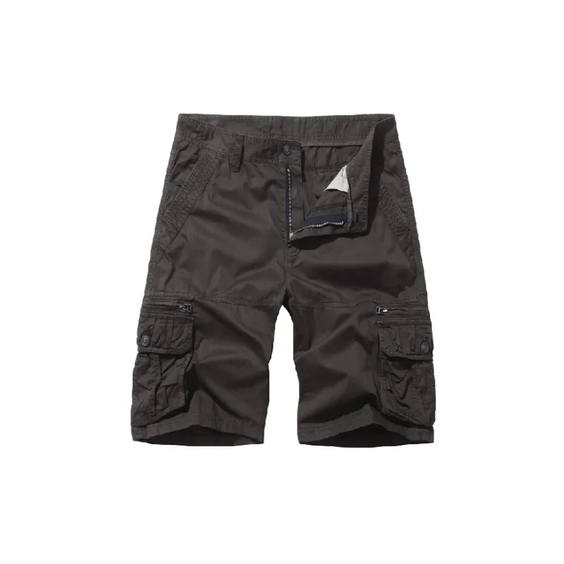 Simple Fashionable Cotton Cargo Shorts-10