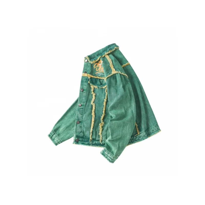 Retro Tie Dye Distress Jacket-2