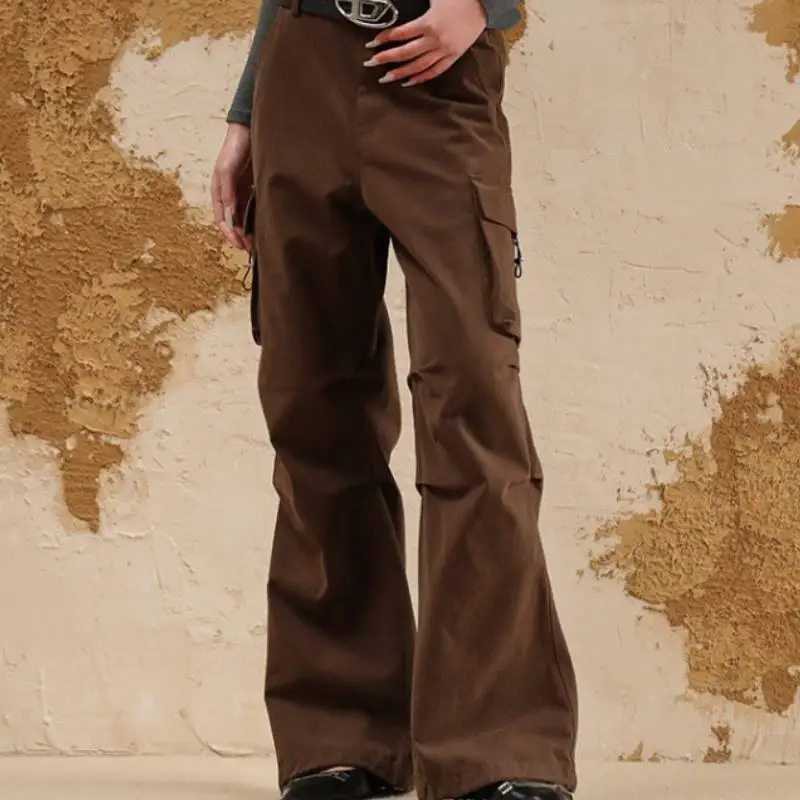 Retro Loose Cargo Pants-5