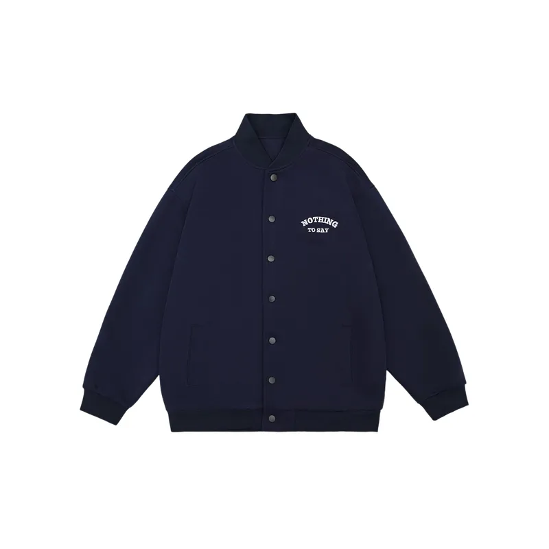 Casual Plain Cotton Blended Fabric Jacket-0