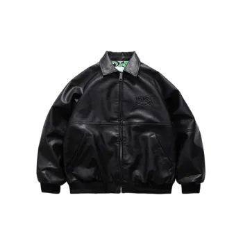 Retro Loose PU Leather Jacket