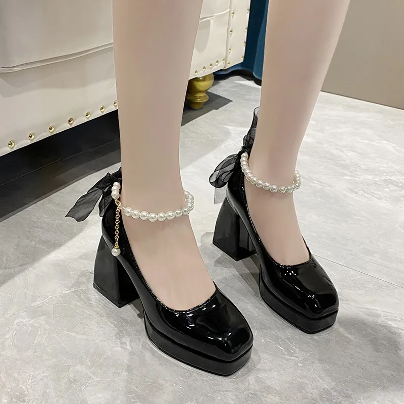 Bow Fashionable Mary Jane Shoes-2