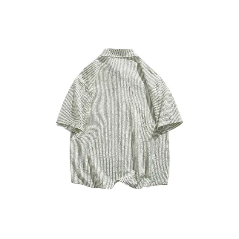 Fashion Casual Cotton Blended Fabric Shirt-1