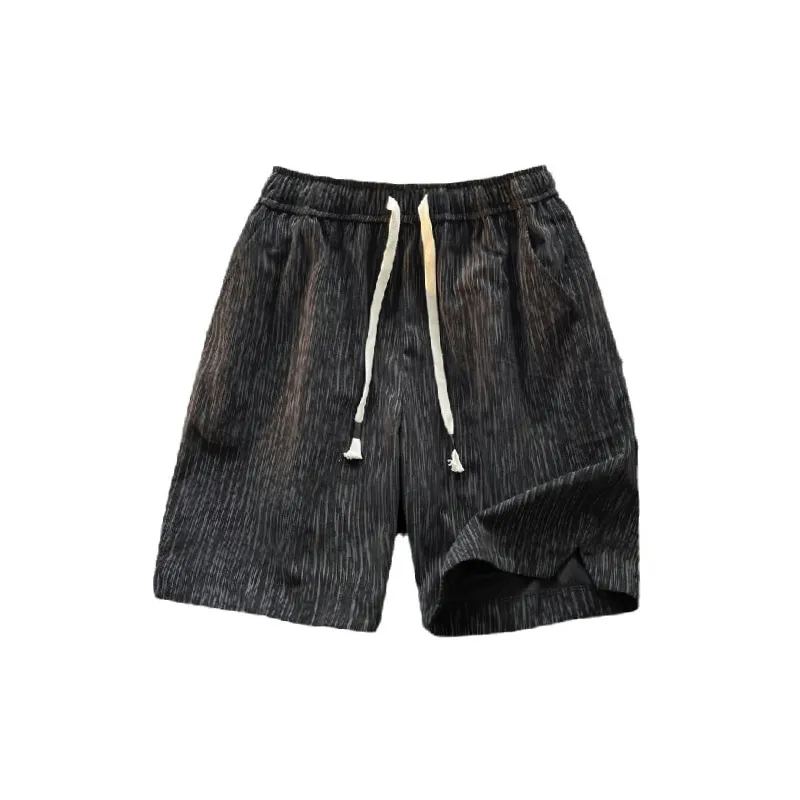 Fashion Loose Blended Synthetic Fabrics Casual Shorts-0