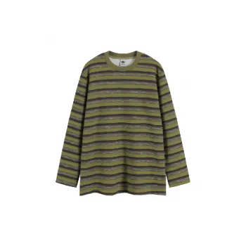 Retro Striped Long sleeved T Shirt