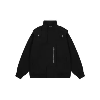 Loose Zipper Baseball Jersey