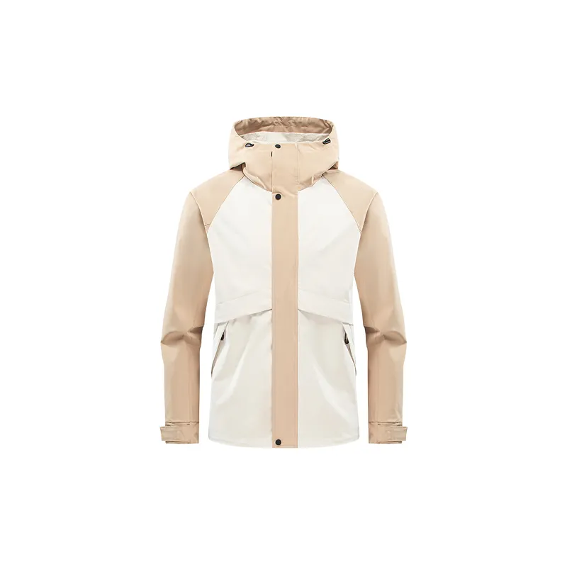 Fashionable Simple Blended Synthetic Fabrics Outdoor Jacket-2