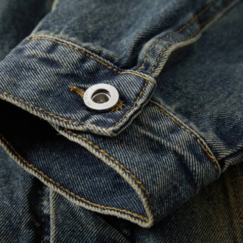 Casual Street Denim Jacket-8
