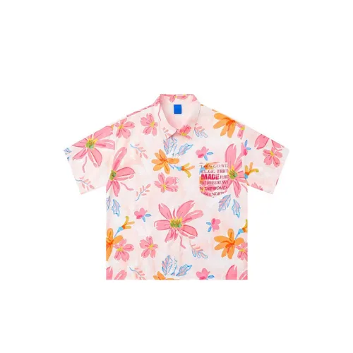 Loose Hawaiian Floral Print Shirt