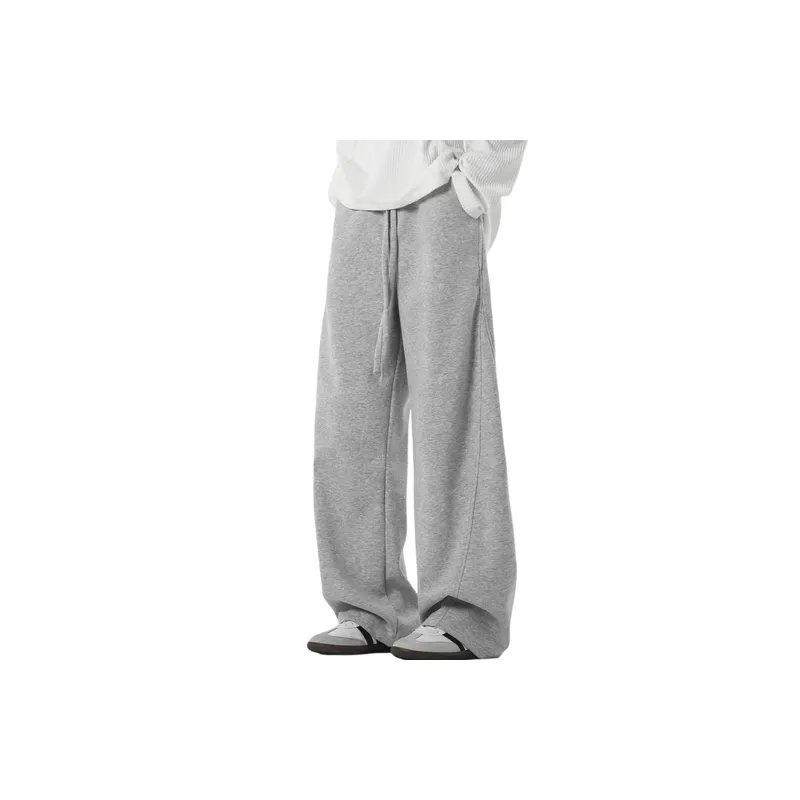 Fashionable Wide Leg Polyester Casual Pants-4