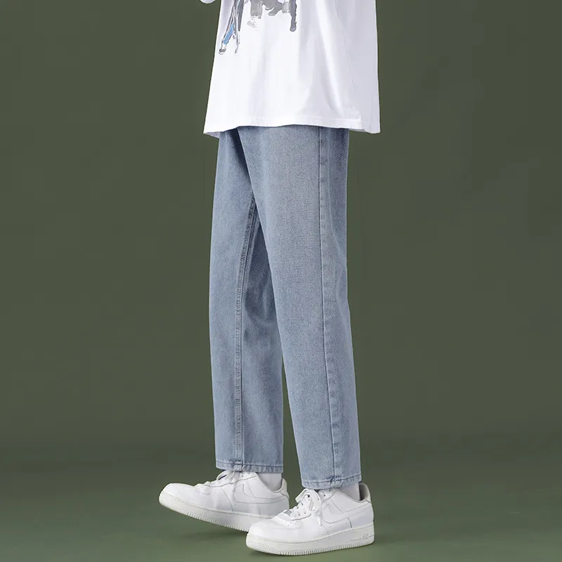 Fashion Simple Loose Jeans-3