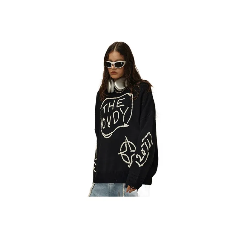 Loose Soft Fashion Sweater-1