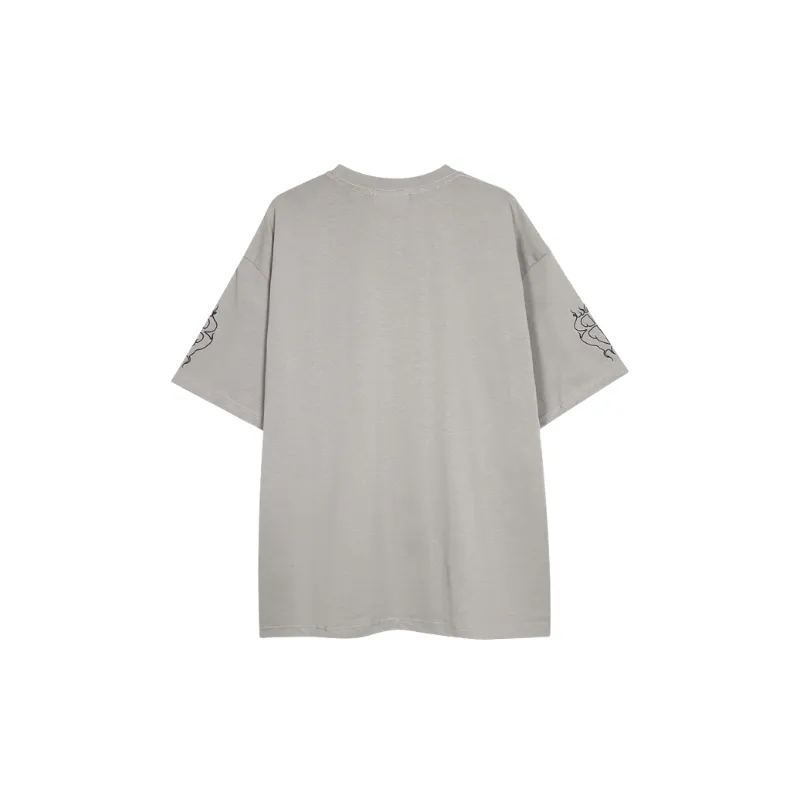 Street Simple 100% Cotton T Shirt-5
