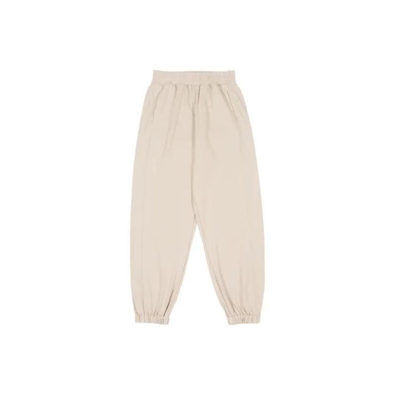 'Casual Basic Straight Loose Loose Mouth Drawstring Leg Side Zipper Sweatpants '-13