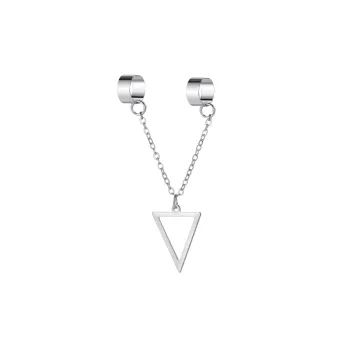 Simple Plain Ear Stud Women